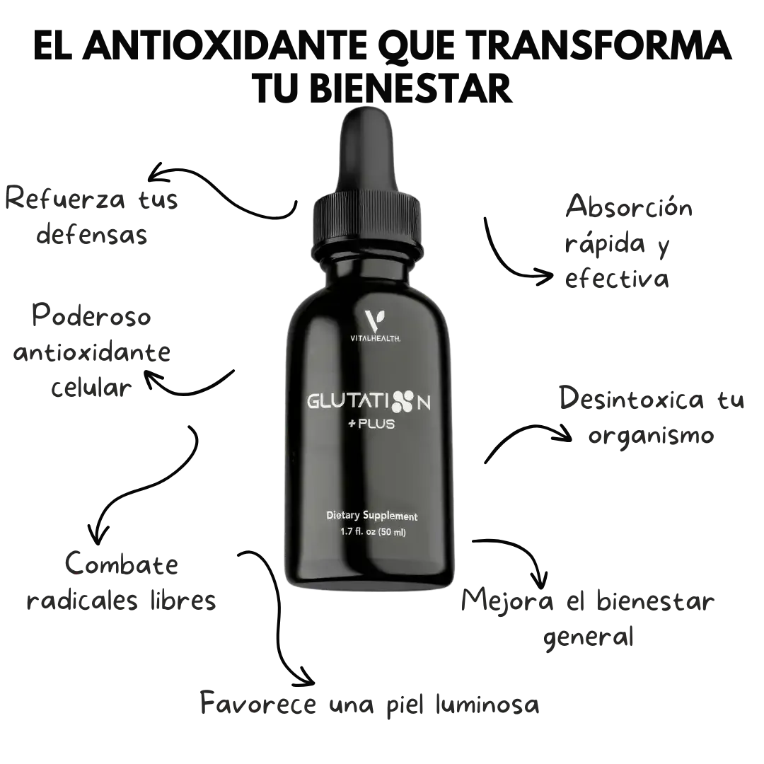 Glutation Plus | Potente Antioxidante y Detox Celular - Imagen 2